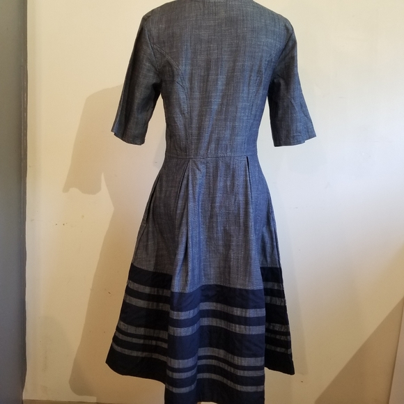 Eshakti chambray dress sz 4 - Picture 9 of 12